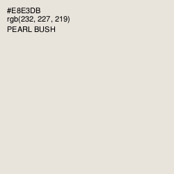 #E8E3DB - Pearl Bush Color Image